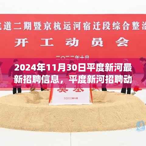 平度新河最新招聘动态揭秘,职场机遇探寻与未来职业发展三大要点