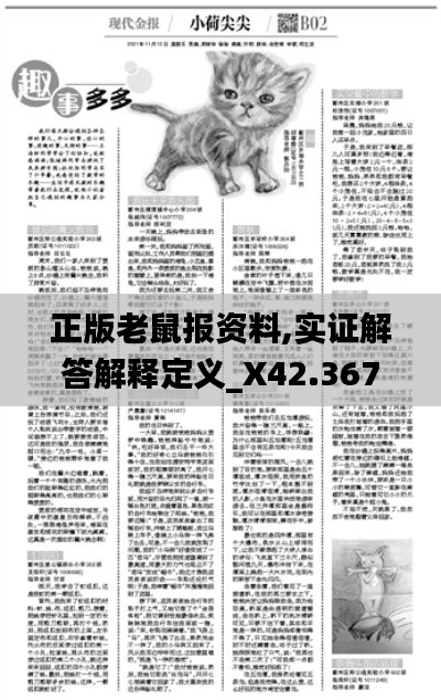 正版老鼠报资料,实证解答解释定义_X42.367