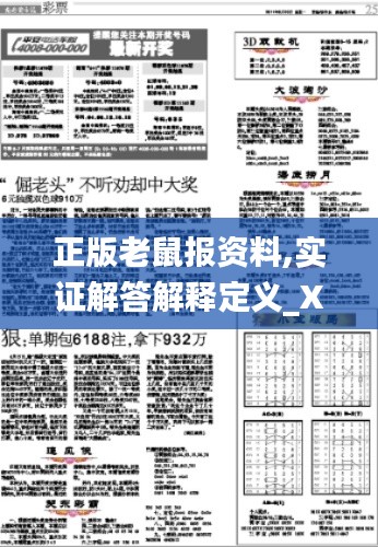 正版老鼠报资料,实证解答解释定义_X42.367