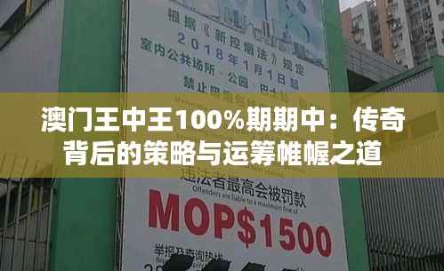 澳门王中王100%期期中:传奇背后的策略与运筹帷幄之道