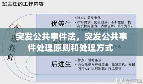 突发公共事件法,突发公共事件处理原则和处理方式