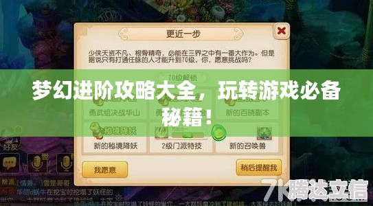 梦幻进阶攻略大全,玩转游戏必备秘籍!