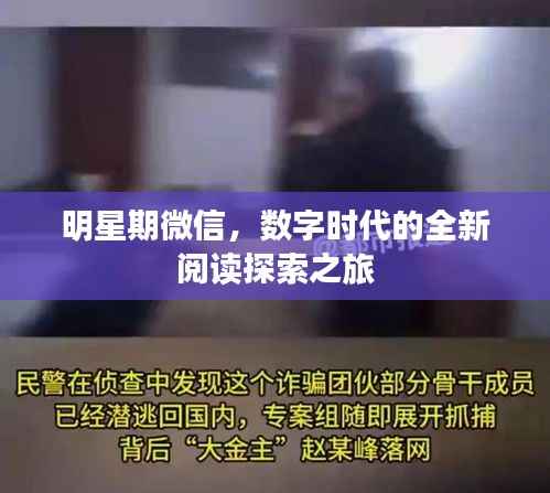 明星期微信,数字时代的全新阅读探索之旅