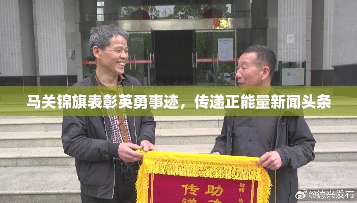 马关锦旗表彰英勇事迹,传递正能量新闻头条