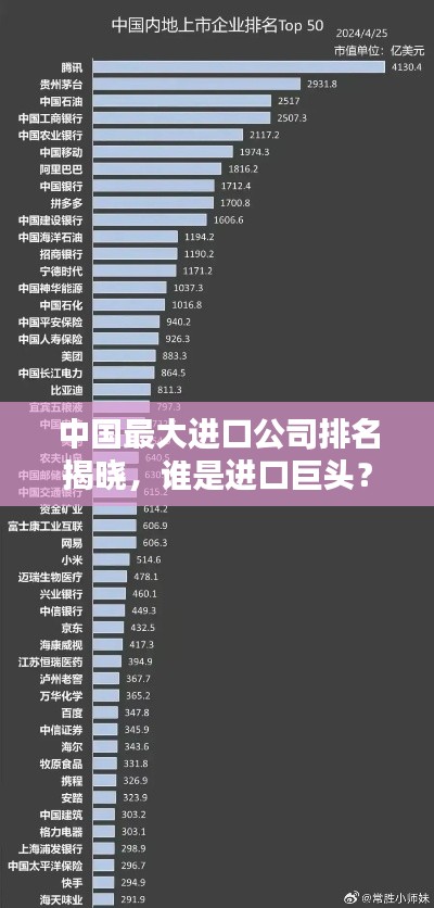 中国最大进口公司排名揭晓,谁是进口巨头?